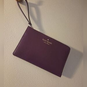 Kate Spade Purple Clutch Wristlet